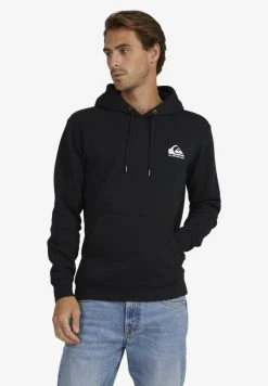 Quiksilver CRUCIAL PROMO - Sweat à Capuche - Black -Quiksilver Soldes 6b019dab8533490ca4772bb5986dc799