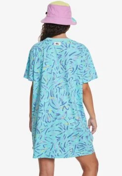 Quiksilver Robe En Jersey - Aqua Sky Strange Daze -Quiksilver Soldes 6c38a3d455414e6683660575f3a1b2a2
