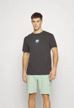 Quiksilver MOUNTAIN RISE TEES - T-shirt Imprimé - Phantom -Quiksilver Soldes 6c4abaa012d346d59783628b4bda8b43