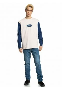 Quiksilver COLOUR BLOCK - T-shirt à Manches Longues - Creole Pink