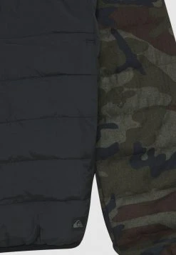 Quiksilver SCALY MIX YOUTH - Veste D'hiver - Green/black -Quiksilver Soldes 6d0f5294c5614676a091b60775949456