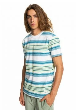 Quiksilver TRANSAT - T-shirt Imprimé - White -Quiksilver Soldes 6d94f21819714c7b89602bab9ed7973a