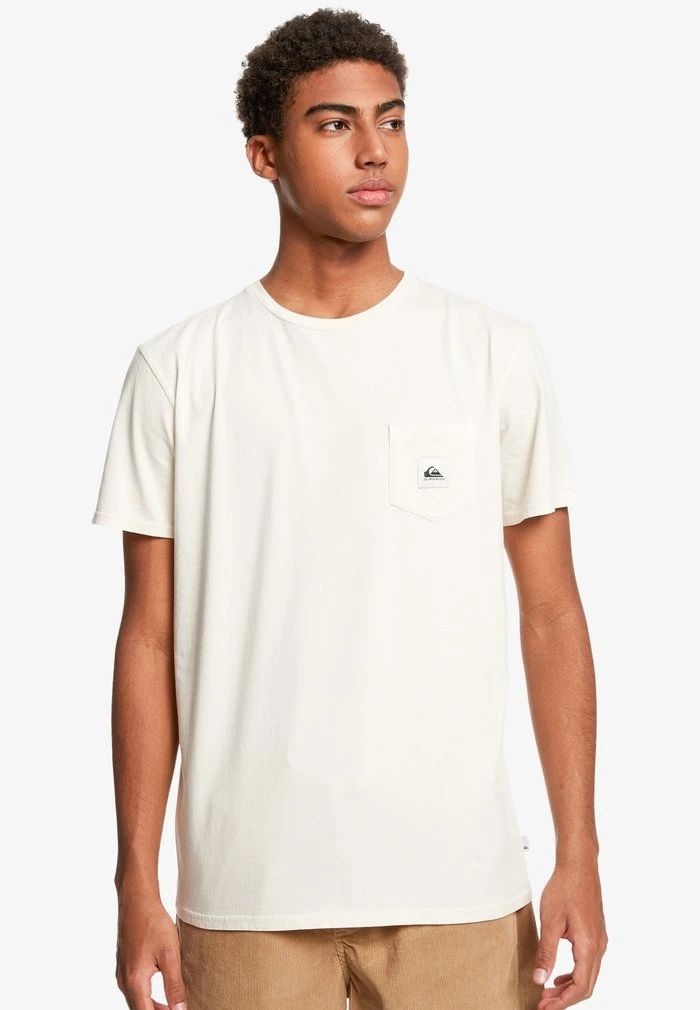 Quiksilver SUB MISSION - T-shirt Basique - Antique White 3 Quiksilver SUB MISSION - T-shirt Basique - Antique White