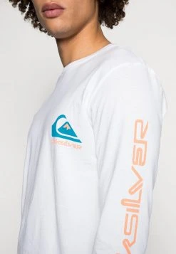 Quiksilver OMNI LOGO - T-shirt à Manches Longues - White -Quiksilver Soldes 6ebfe42c85e14fa8b407bdeeaf710347
