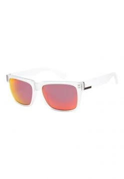 Quiksilver BRUISER - Lunettes De Soleil - Matte Crystal/ml Red