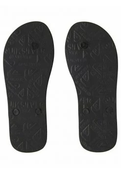 Quiksilver MOLOKAI ISLAND - Tongs - Black/white/black -Quiksilver Soldes 6f1dae4d871140578532f5b23944835d