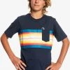 Quiksilver T-shirt Imprimé - Navy Blazer