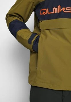 Quiksilver STEEZE - Veste De Snowboard - Military Olive -Quiksilver Soldes 700faa9a08314bc39646108e78fb270a