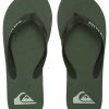 Quiksilver MOLOKAI - Tongs - Black/green/blue -Quiksilver Soldes 701194e7201040ffa9d3c7e2bdb79de3