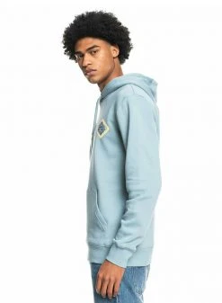 Quiksilver Sweat à Capuche - Citadel Blue -Quiksilver Soldes 70cdf324bd5d4f37801e941ad7b74104