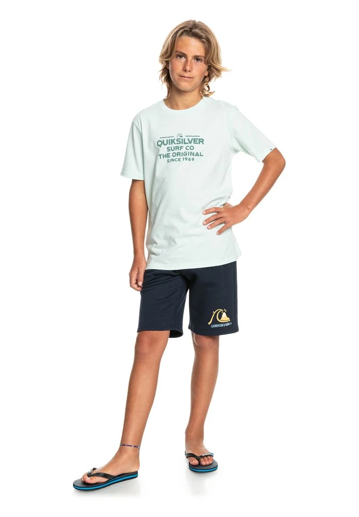 Quiksilver FEEDING LINE - T-shirt Imprimé - Blue Glass 4 Quiksilver FEEDING LINE - T-shirt Imprimé - Blue Glass – Image 2