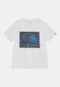 Quiksilver FUTURE ISLANDS - T-shirt Imprimé - White