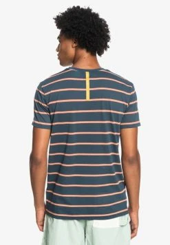 Quiksilver RANGE MANCHES COURTES - T-shirt Imprimé - Midnight Navy Range Stripe -Quiksilver Soldes 71dd4dd617524a90bf6b467d64d2f389
