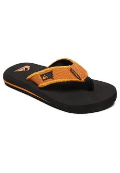 Quiksilver MONKEY ABYSS YT - Tongs - Black/orange/orange