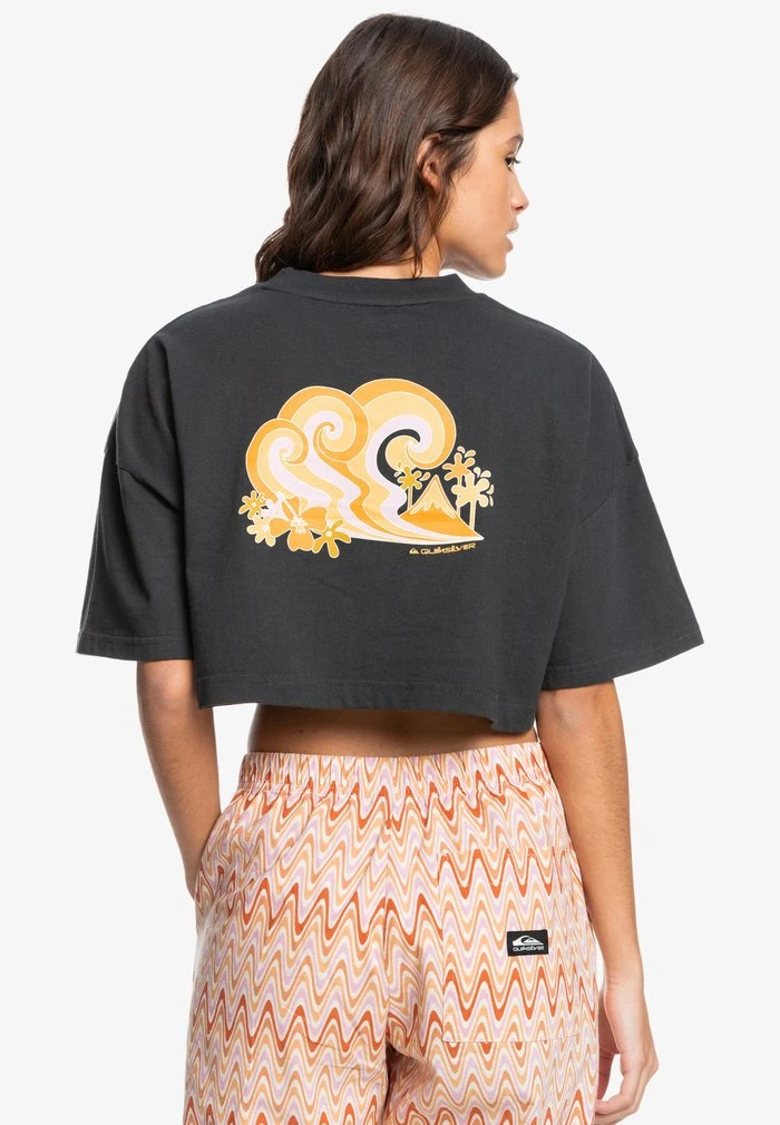 Quiksilver MAXI - T-shirt Imprimé - Tarmac 4 Quiksilver MAXI - T-shirt Imprimé - Tarmac – Image 2