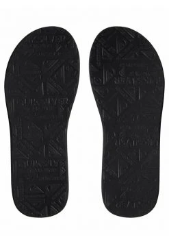 Quiksilver CARVER SQUISH - Tongs - Black/grey/black -Quiksilver Soldes 744b83deafdb4510972160fae6a0d5e1