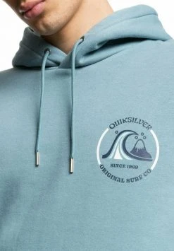 Quiksilver MIRROR LOGO - Sweat à Capuche - Citadel Blue -Quiksilver Soldes 74fd8262105b498eb7188df7403bb55a