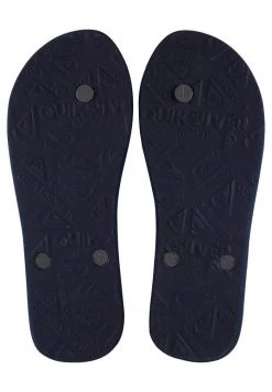 Quiksilver MOLOKAI - Tongs - Grey -Quiksilver Soldes 756521797fd34512824025663eefc125