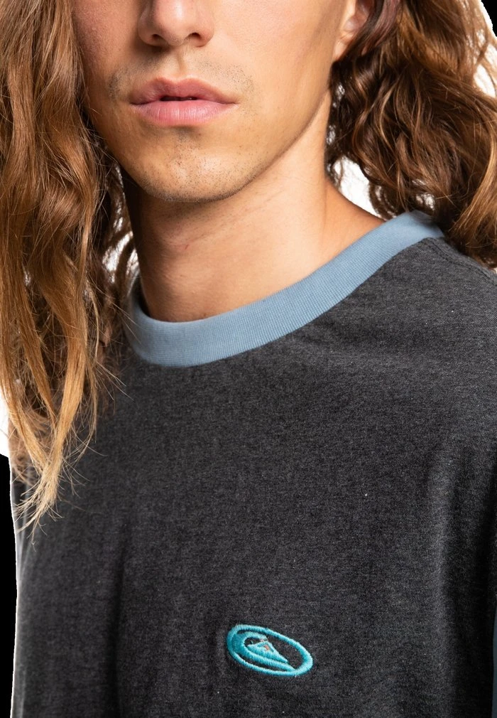 Quiksilver MASTER PLAN TEE - T-shirt Imprimé - Blue 6 Quiksilver MASTER PLAN TEE - T-shirt Imprimé - Blue – Image 4