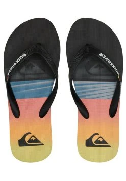 Quiksilver MOLOKAI PANEL - Tongs - Black -Quiksilver Soldes 75bfce17209b47889d5c35dec580e430