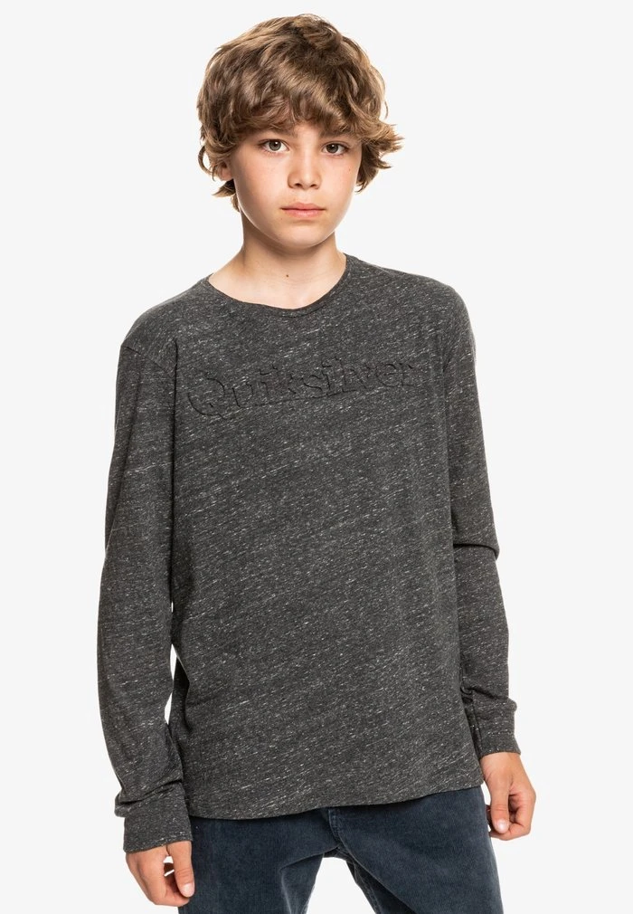 Quiksilver NEW SLANG - T-shirt à Manches Longues - Charcoal Heather 4 Quiksilver NEW SLANG - T-shirt à Manches Longues - Charcoal Heather – Image 2