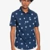 Quiksilver COSMOS KURZÄRMLIGES - Chemise - Insignia Blue Cosmos -Quiksilver Soldes 7644a178008140fcb27d5cea1da0b362