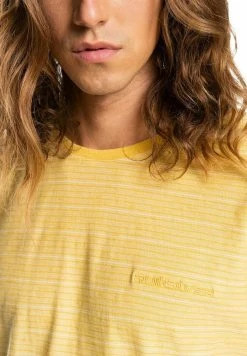 Quiksilver KENTIN MANCHES COURTES POUR EQYKT - T-shirt Imprimé - Yellow -Quiksilver Soldes 77288476d36f4374a1a24133a756f9fd