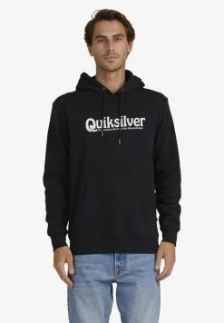 Quiksilver WORD PROMO YOUNG - Sweat à Capuche - Black