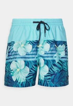Quiksilver EVERYDAY FLORAL STRIPE - Short De Bain - Blue 5 Quiksilver EVERYDAY FLORAL STRIPE - Short De Bain - Blue -Quiksilver Soldes 774a380dabc943e3aad794383ab322b1