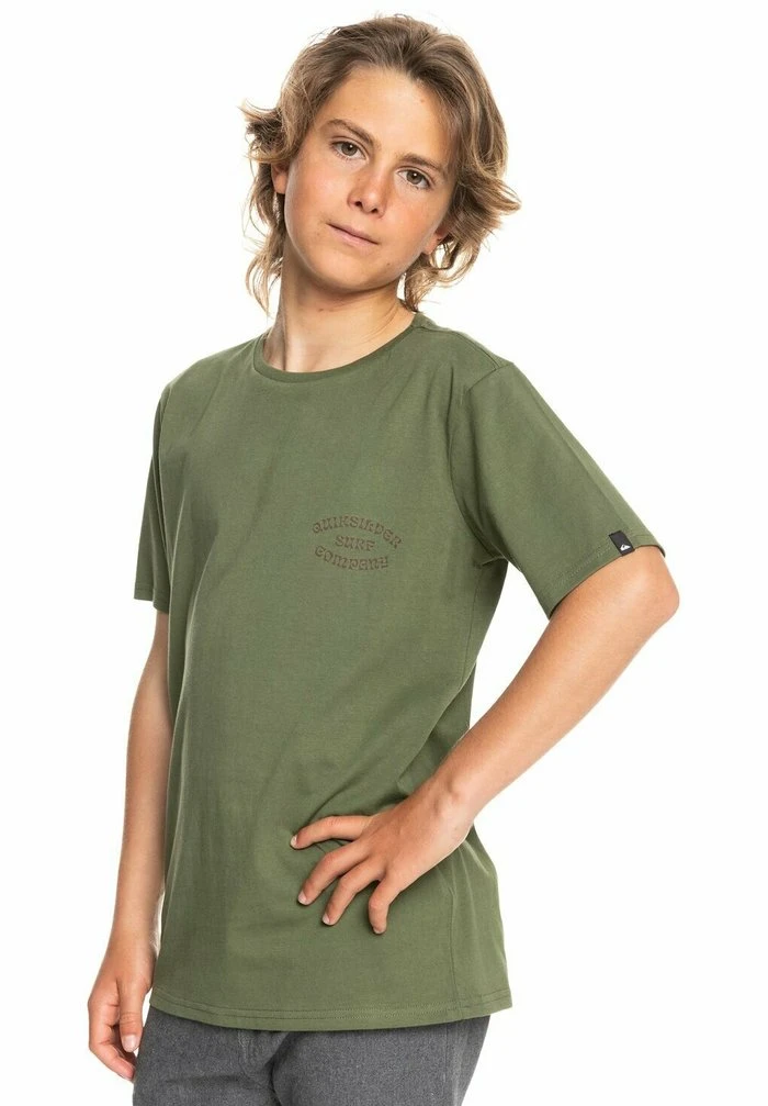 WILD CARD - T-shirt imprimé - four leaf clover Quiksilver WILD CARD - T-shirt Imprimé - Four Leaf Clover -Quiksilver Soldes 77e7714eaf9d4b80908bfb815abef33a