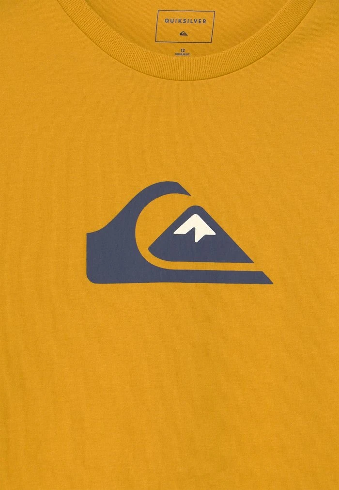COMP LOGO - T-shirt imprimé - nugget gold Quiksilver COMP LOGO - T-shirt Imprimé - Nugget Gold -Quiksilver Soldes 784d49af7efc46db9f6f2a0537020819