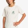 Quiksilver NEW WORLD - T-shirt Imprimé - Antique White Heather -Quiksilver Soldes 790d6bfa650c46d7928ce7a8c70bdc12