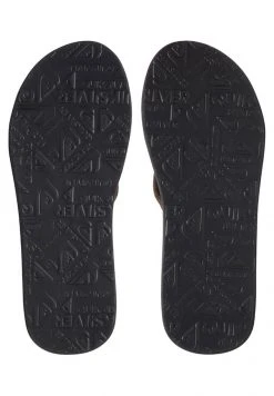 Quiksilver CARVER - Tongs - Solid Black -Quiksilver Soldes 79683fdac9f74fe98005537f9c6ecce6