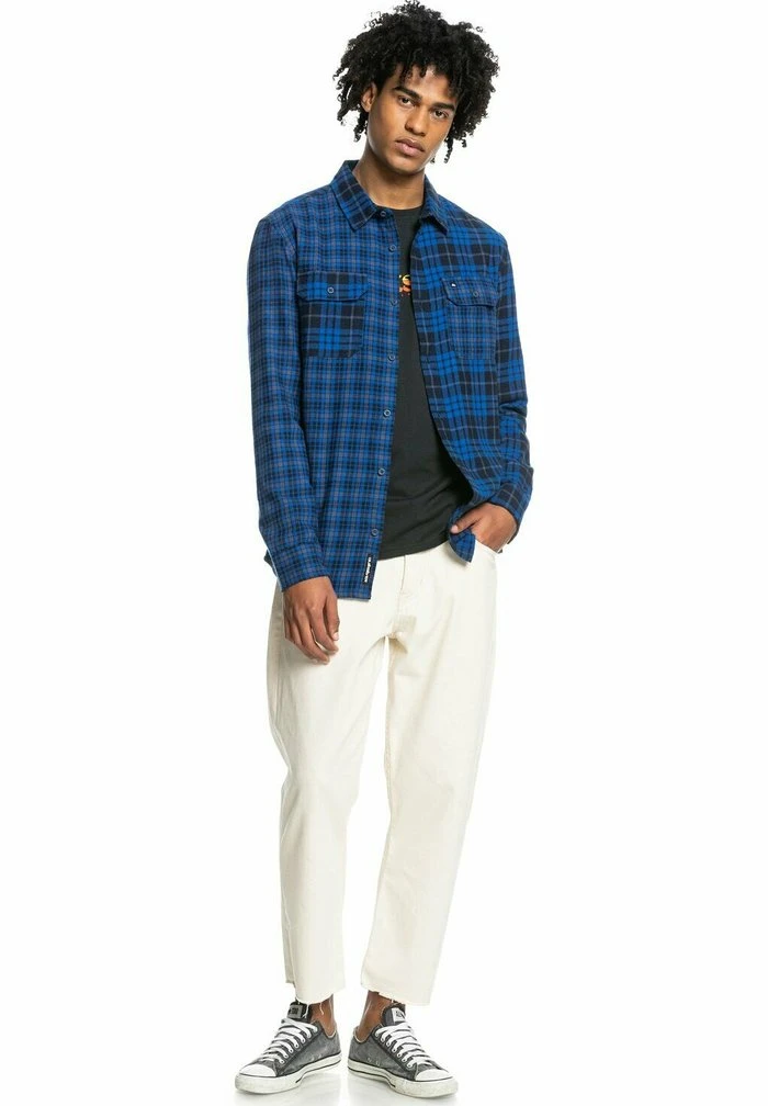 STRATTON - Chemise - classic blue stratton Quiksilver STRATTON - Chemise - Classic Blue Stratton -Quiksilver Soldes 796b17d208584885af54c11d156fe584