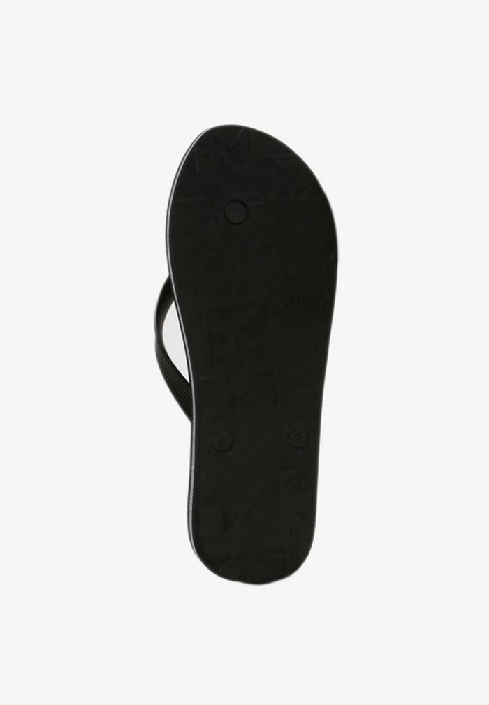 MOLOKAI - Tongs - black/white Quiksilver MOLOKAI - Tongs - Black/white -Quiksilver Soldes 7a3a8b207593473abaf3c1d08b3ea5ab