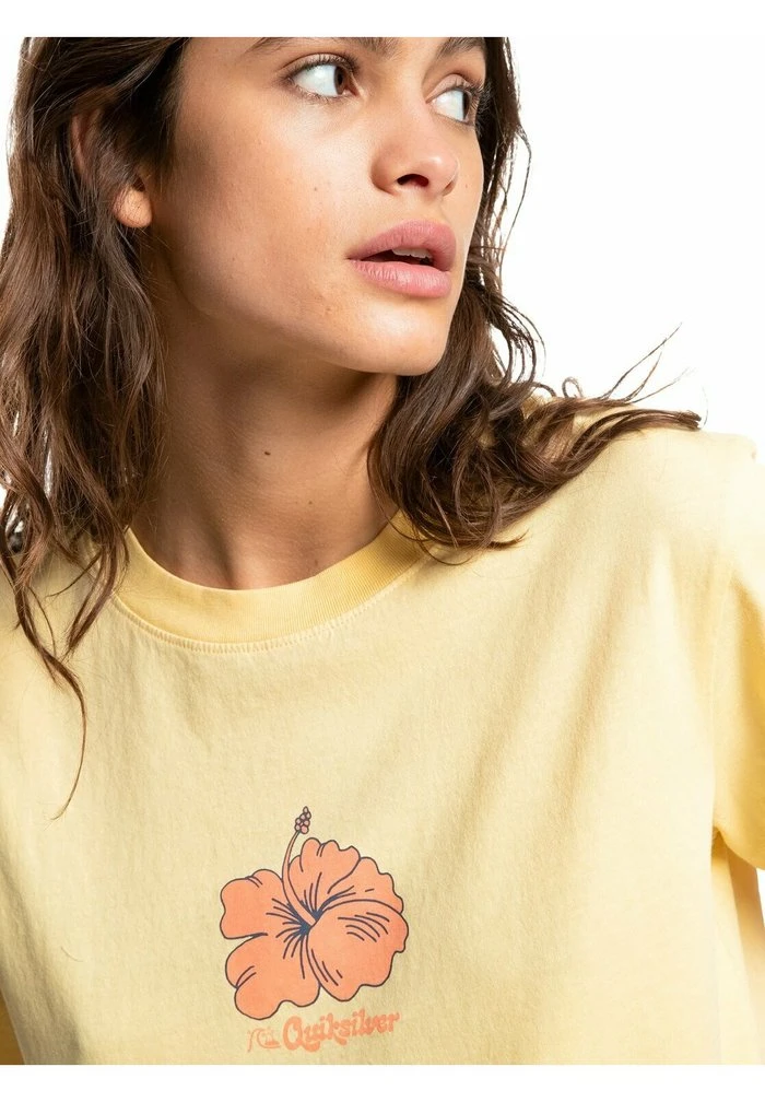 Quiksilver MANCHES COURTES - T-shirt Imprimé - Yellow 7 Quiksilver MANCHES COURTES - T-shirt Imprimé - Yellow – Image 5