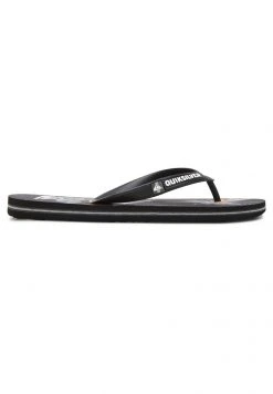 Quiksilver MOLOKAI EVERYDAY PARADISE - Tongs - Black/grey/black -Quiksilver Soldes 7ca7d9f8f5c341d891e5df6f3c8494bd