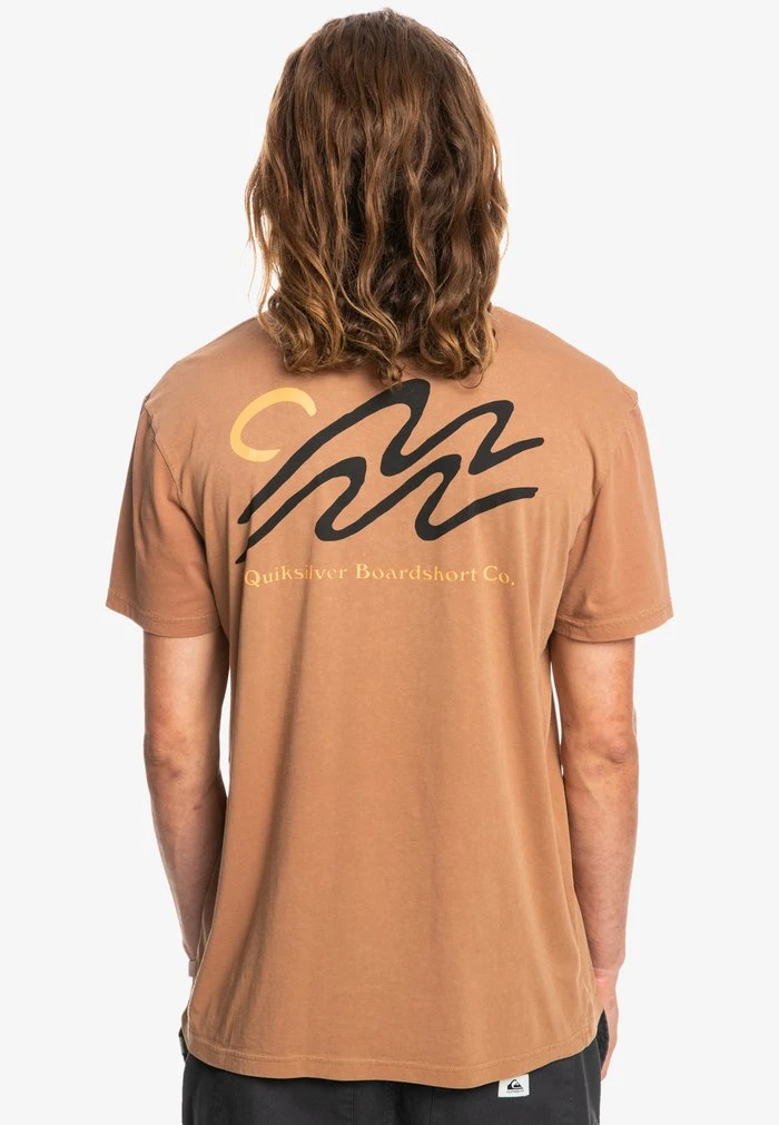 Quiksilver SLOW MOVER - T-shirt Imprimé - Chipmunk 4 Quiksilver SLOW MOVER - T-shirt Imprimé - Chipmunk – Image 2