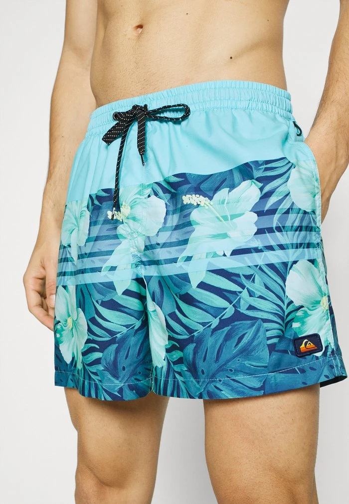 EVERYDAY FLORAL STRIPE - Short de bain - blue Quiksilver EVERYDAY FLORAL STRIPE - Short De Bain - Blue -Quiksilver Soldes 7d3cb24a12214f128213ed5aacfd8c53