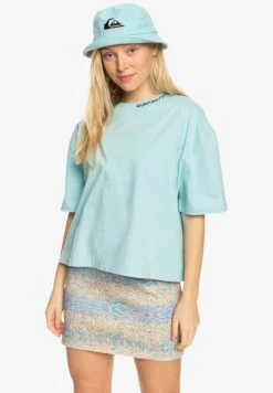 Quiksilver MANCHES COURTES - T-shirt Basique - Pool