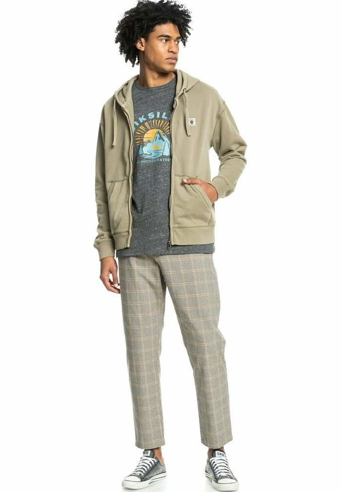 TRIP AWAY - Sweat à capuche zippé - fallen rock Quiksilver TRIP AWAY - Sweat à Capuche Zippé - Fallen Rock -Quiksilver Soldes 80c00049c036408eb67c5171ee7b1178