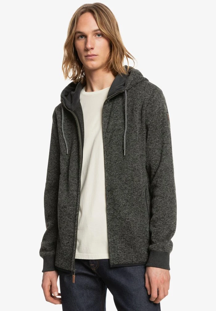 Quiksilver KELLER - Sweat à Capuche Zippé - Dark Grey Heather 3 Quiksilver KELLER - Sweat à Capuche Zippé - Dark Grey Heather
