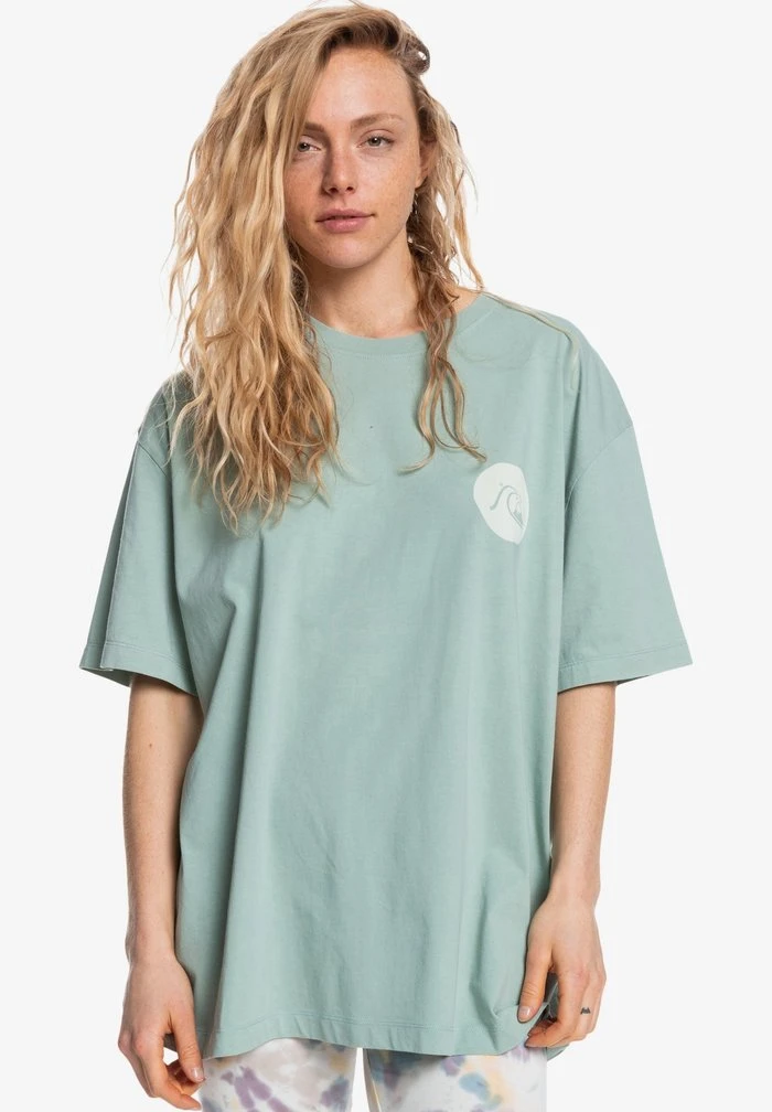 Quiksilver T-shirt Imprimé - Green Milieu 3 Quiksilver T-shirt Imprimé - Green Milieu