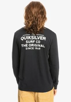 Quiksilver T-shirt à Manches Longues - Black -Quiksilver Soldes 81e85377b3c347abb08ab499356ad7a0