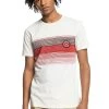 Quiksilver NEW STRIPES - T-shirt Imprimé - Antique White -Quiksilver Soldes 821e26d997ec44b18b4e5b264012964e