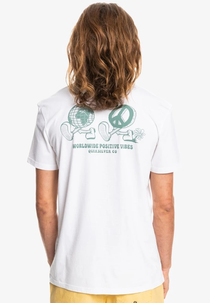 NEW WORLD POUR EQYZT - T-shirt imprimé - white Quiksilver NEW WORLD POUR EQYZT - T-shirt Imprimé - White -Quiksilver Soldes 82498dd00f38429fa7fe1f69dc34f7d3