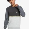 Quiksilver TAPED - Sweatshirt - Tarmac -Quiksilver Soldes 8274c9e39c7c46acbb1cf739086598a4