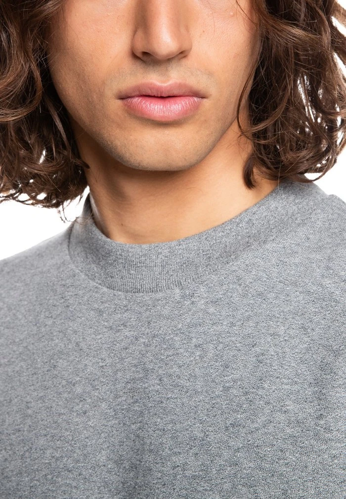 Quiksilver Sweatshirt - Light Grey Heather 6 Quiksilver Sweatshirt - Light Grey Heather – Image 4