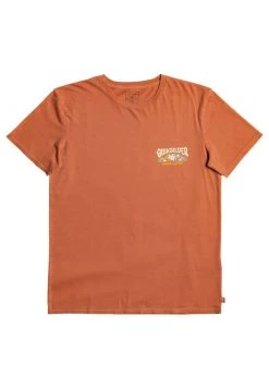Quiksilver T-shirt Imprimé - Cinnamon -Quiksilver Soldes 84890d7dd609473c9686fbfa33a81b81
