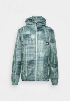 Quiksilver SUM IT - Veste Imperméable - Frosty Green Grids -Quiksilver Soldes 84987f74ae8f4abe9a53ec146449b089